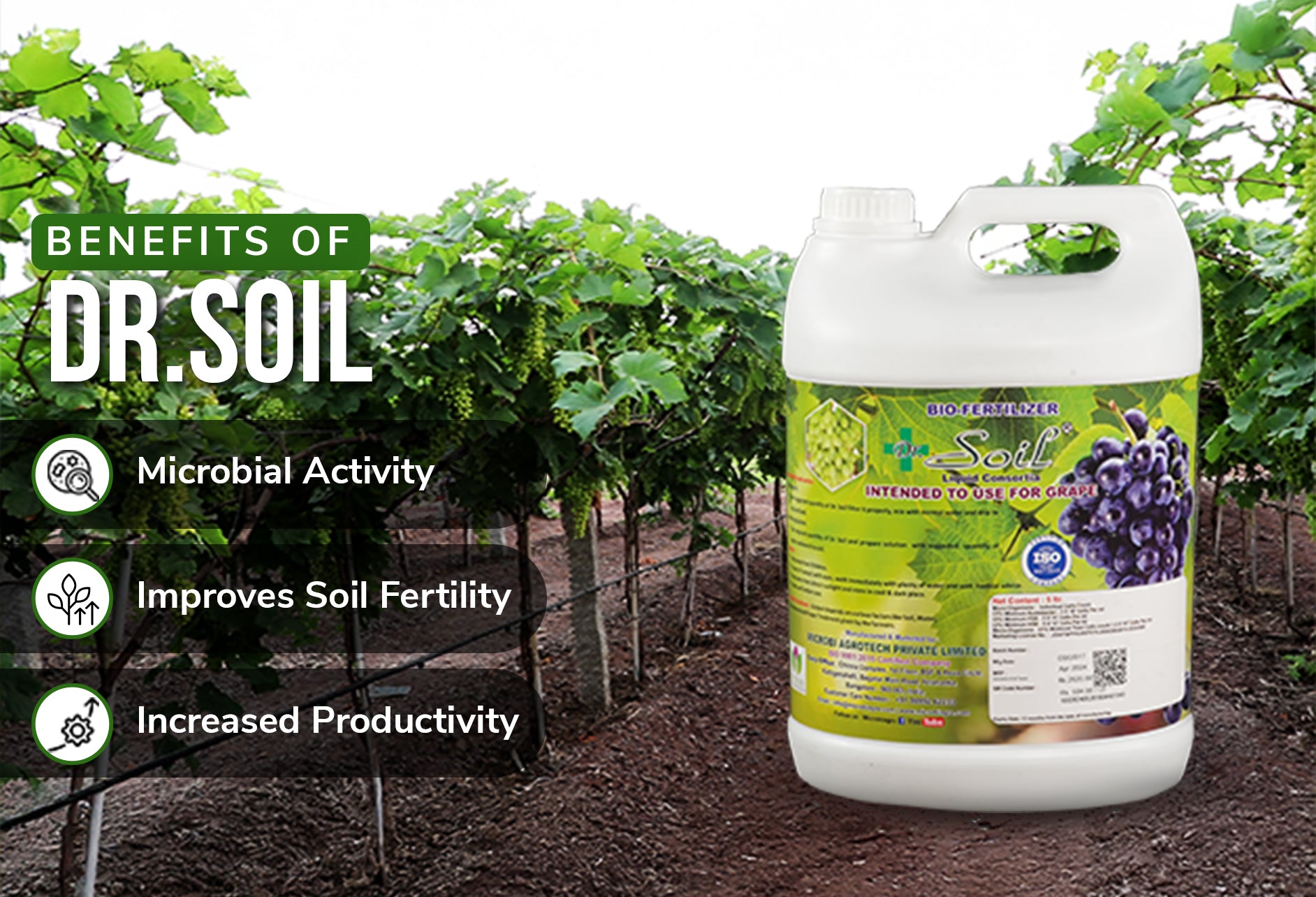 Dr. Soil Intended to use for Grapes